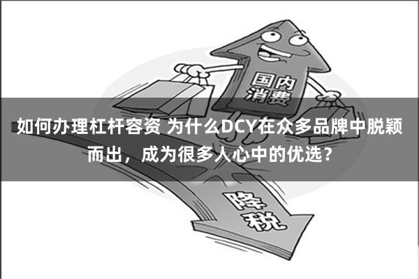 如何办理杠杆容资 为什么DCY在众多品牌中脱颖而出，成为很多人心中的优选？