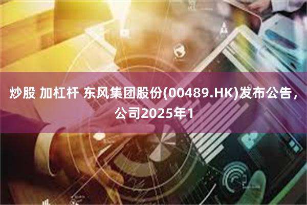炒股 加杠杆 东风集团股份(00489.HK)发布公告，公司2025年1